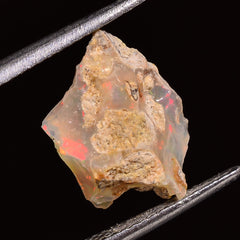 Outstanding Top Grade Quality 100% Natural Welo Fire Ethiopian Opal Rough Loose Gemstone For Making Jewelry 13X11X5 MM 03.00 Cts. KR28-17 Sunkarton