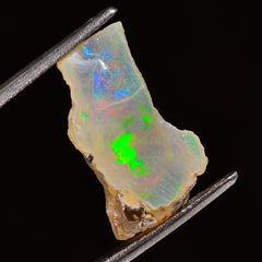 Splendid Top Grade Quality 100% Natural Welo Fire Ethiopian Opal Fancy Rough Loose Gemstone For Making Jewelry 16X9X7 MM 03.50 Cts. KR28-18 Sunkarton