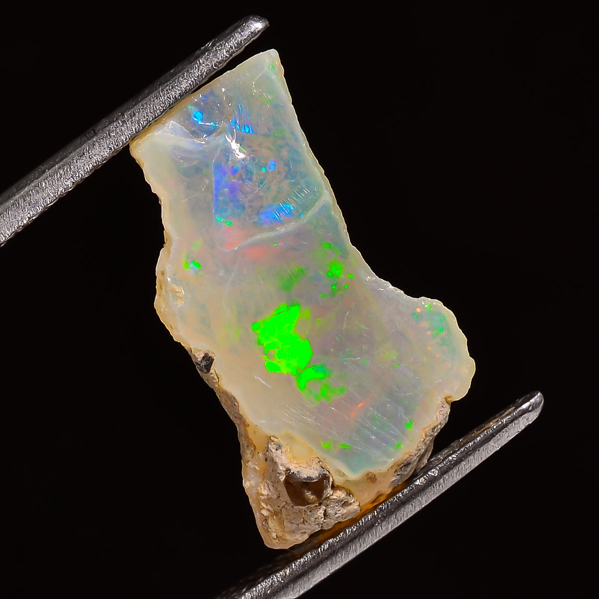 Splendid Top Grade Quality 100% Natural Welo Fire Ethiopian Opal Fancy Rough Loose Gemstone For Making Jewelry 16X9X7 MM 03.50 Cts. KR28-18 Sunkarton