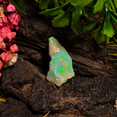 Amazing Top Grade Quality 100% Natural Welo Fire Ethiopian Opal Fancy Rough Loose Gemstone For Making Jewelry 18X12X8 MM 05.50 Cts. KR28-1 Sunkarton