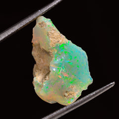 Amazing Top Grade Quality 100% Natural Welo Fire Ethiopian Opal Fancy Rough Loose Gemstone For Making Jewelry 18X12X8 MM 05.50 Cts. KR28-1 Sunkarton