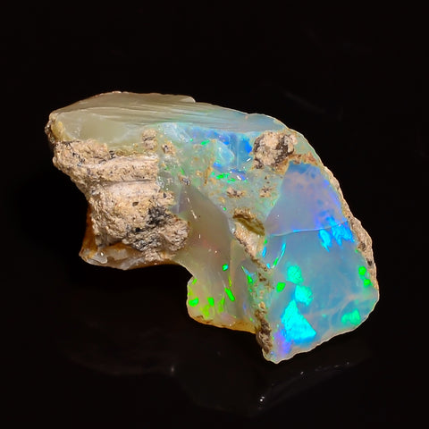 Supreme Top Grade Quality 100% Natural Welo Fire Ethiopian Opal Fancy Rough Loose Gemstone For Making Jewelry 16X9X7 MM 04.00 Cts. KR28-21 Sunkarton