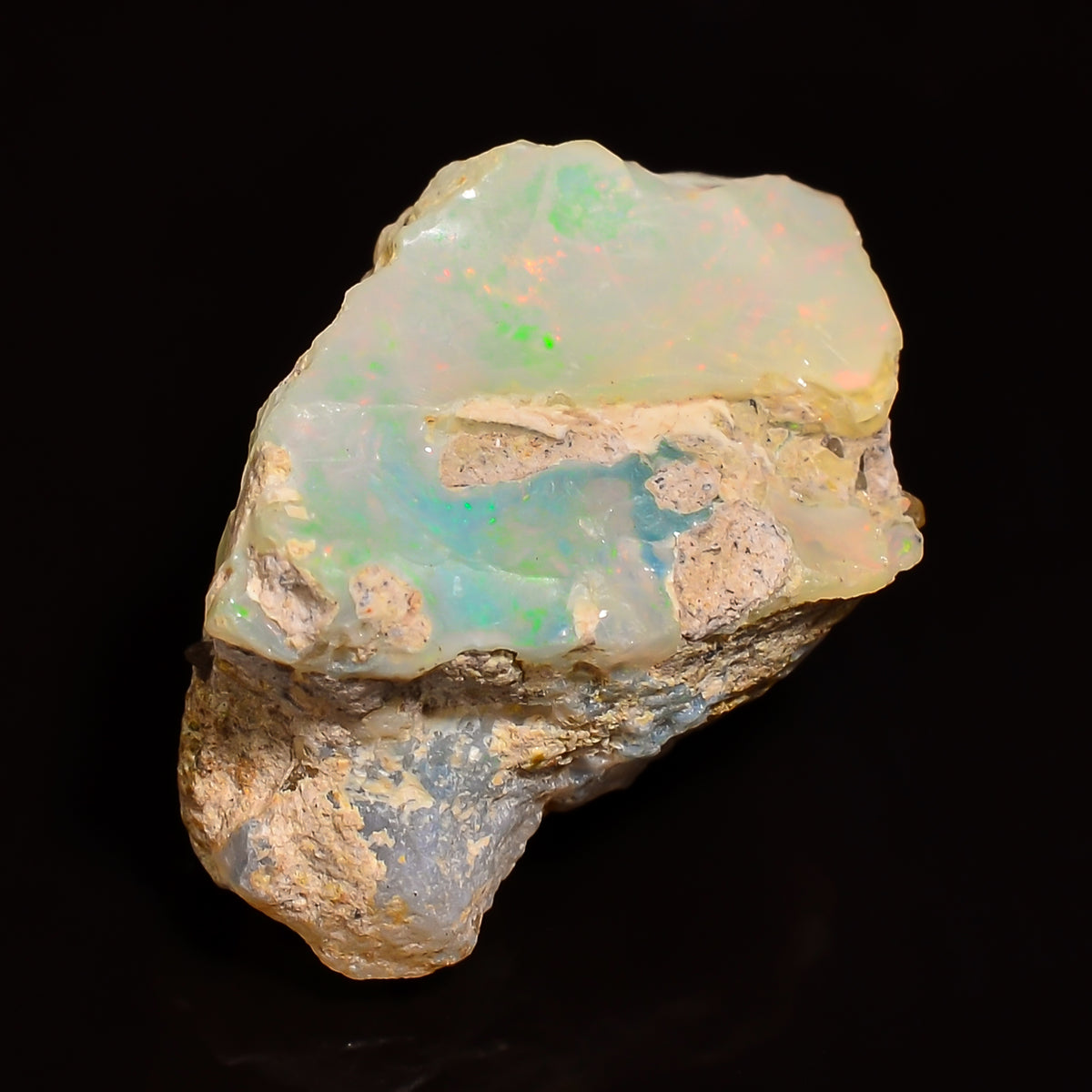 Tempting Top Grade Quality 100% Natural Welo Fire Ethiopian Opal Fancy Rough Loose Gemstone For Making Jewelry 18X11X8 MM 08.00 Cts. KR28-22 Sunkarton