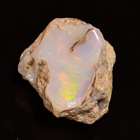 Wonderful Top Grade Quality 100% Natural Welo Fire Ethiopian Opal Rough Loose Gemstone For Making Jewelry 14X13X9 MM 07.00 Cts. KR28-25 Sunkarton