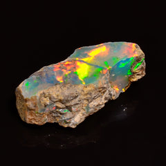 Amazing Top Grade Quality 100% Natural Welo Fire Ethiopian Opal Fancy Rough Loose Gemstone For Making Jewelry 16X7X5 MM 03.50 Cts. KR28-26 Sunkarton
