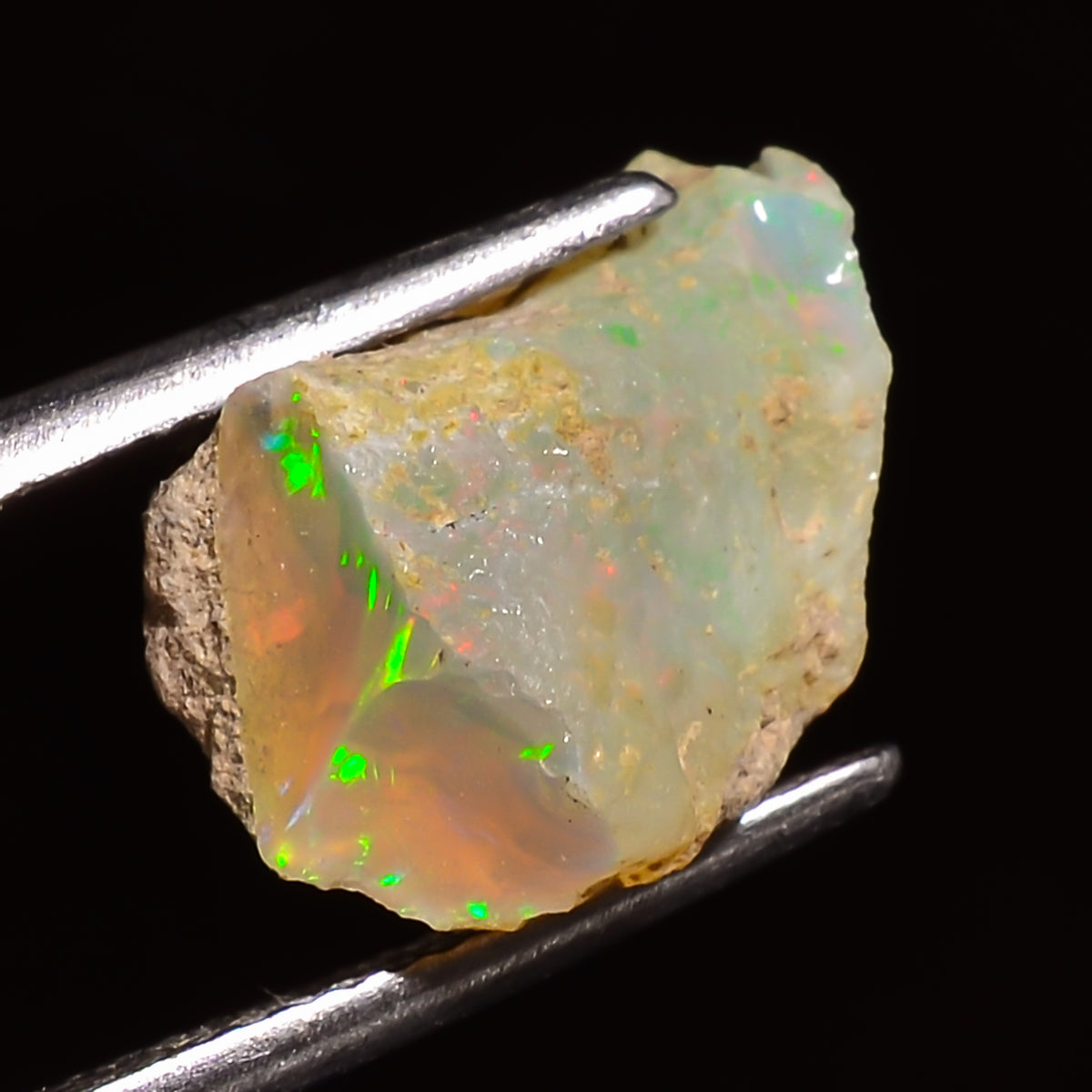 Attractive Top Grade Quality 100% Natural Welo Fire Ethiopian Opal Rough Loose Gemstone For Making Jewelry 14X10X7 MM 04.00 Cts. KR28-27 Sunkarton