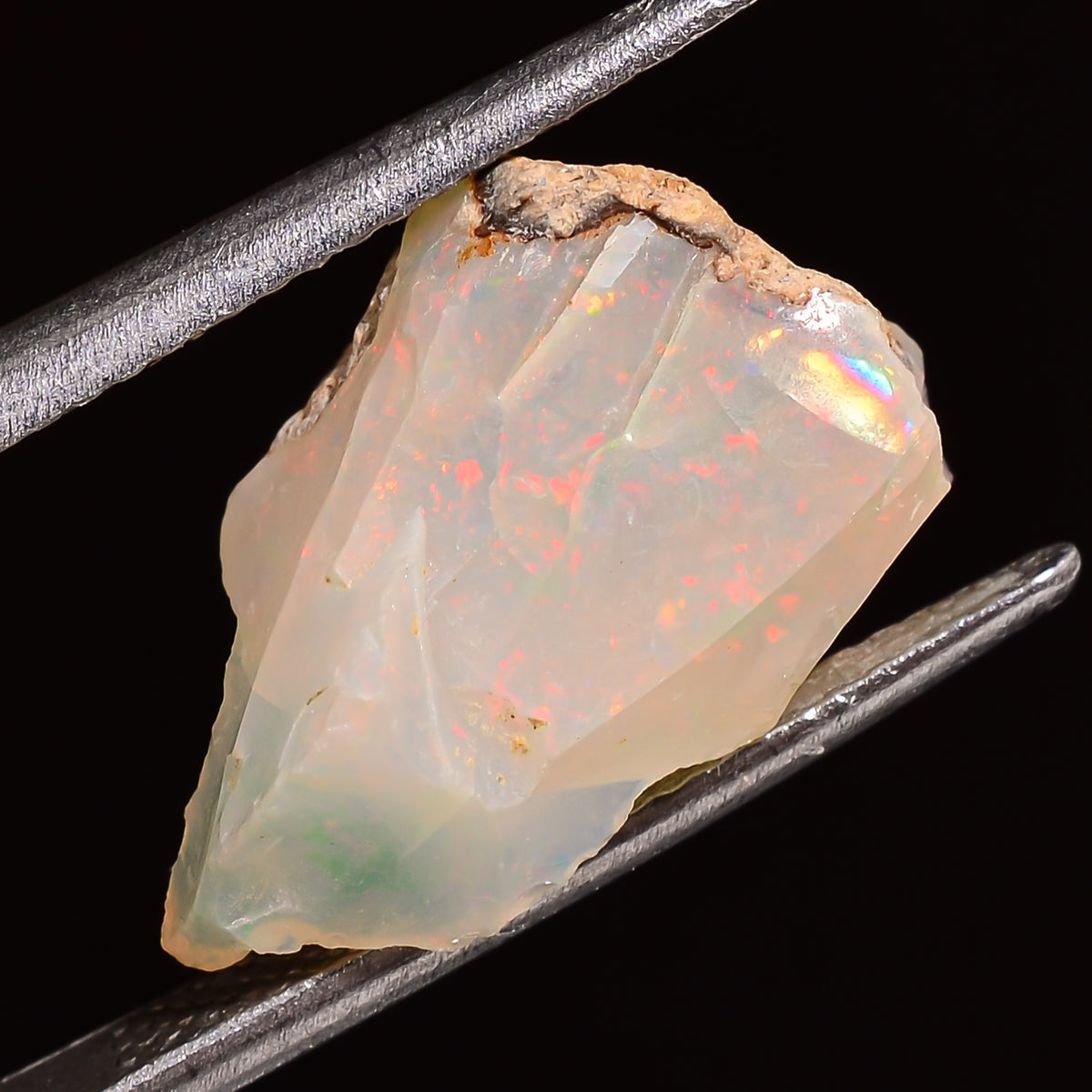 Beautiful Top Grade Quality 100% Natural Welo Fire Ethiopian Opal Rough Loose Gemstone For Making Jewelry 16X12X8 MM 04.50 Cts. KR28-29 Sunkarton