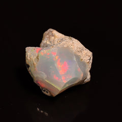 Classic Top Grade Quality 100% Natural Welo Fire Ethiopian Opal Fancy Rough Loose Gemstone For Making Jewelry 12X9X8 MM 04.00 Cts. KR28-30 Sunkarton