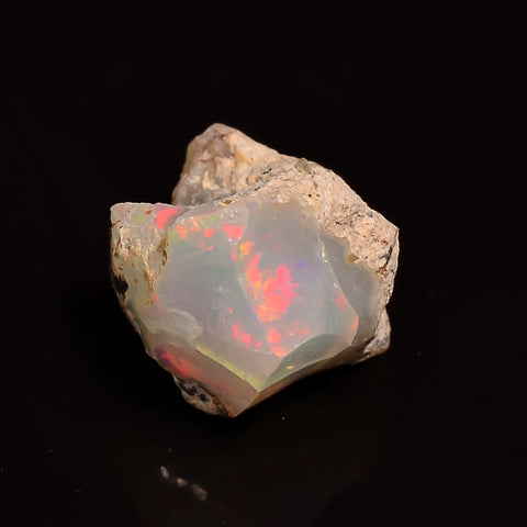 Classic Top Grade Quality 100% Natural Welo Fire Ethiopian Opal Fancy Rough Loose Gemstone For Making Jewelry 12X9X8 MM 04.00 Cts. KR28-30 Sunkarton