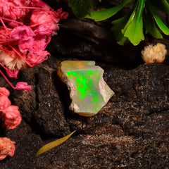 Dazzling Top Grade Quality 100% Natural Welo Fire Ethiopian Opal Fancy Rough Loose Gemstone For Making Jewelry 14X11X8 MM 04.00 Cts. KR28-31 Sunkarton