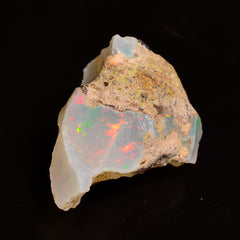 Excellent Top Grade Quality 100% Natural Welo Fire Ethiopian Opal Rough Loose Gemstone For Making Jewelry 17X13X9 MM 06.00 Cts. KR28-32 Sunkarton