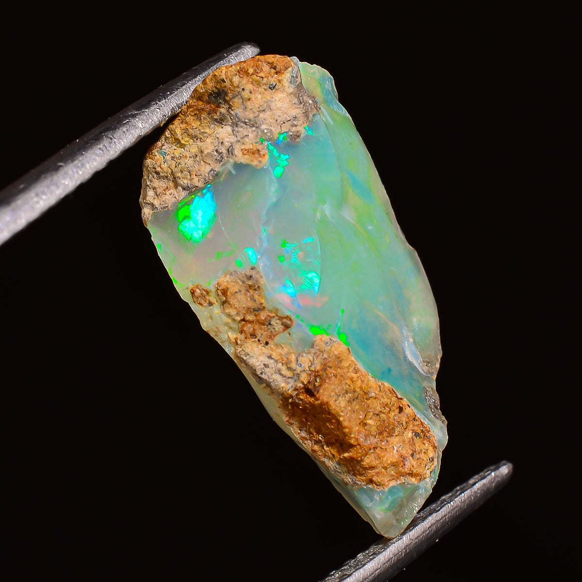 Exclusive Top Grade Quality 100% Natural Welo Fire Ethiopian Opal Fancy Rough Loose Gemstone For Making Jewelry 18X8X5 MM 05.00 Cts. KR28-33 Sunkarton