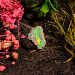 Elegant Top Grade Quality 100% Natural Welo Fire Ethiopian Opal Fancy Rough Loose Gemstone For Making Jewelry 12X9X7 MM 03.50 Cts. KR28-34 Sunkarton