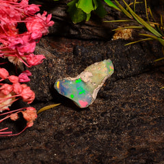 Fabulous Top Grade Quality 100% Natural Welo Fire Ethiopian Opal Fancy Rough Loose Gemstone For Making Jewelry 17X10X6 MM 04.00 Cts. KR28-35 Sunkarton