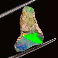 Fabulous Top Grade Quality 100% Natural Welo Fire Ethiopian Opal Fancy Rough Loose Gemstone For Making Jewelry 17X10X6 MM 04.00 Cts. KR28-35 Sunkarton