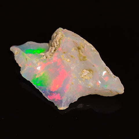 Fantastic Top Grade Quality 100% Natural Welo Fire Ethiopian Opal Fancy Rough Loose Gemstone For Making Jewelry 16X9X5 MM 02.00 Cts. KR28-36 Sunkarton