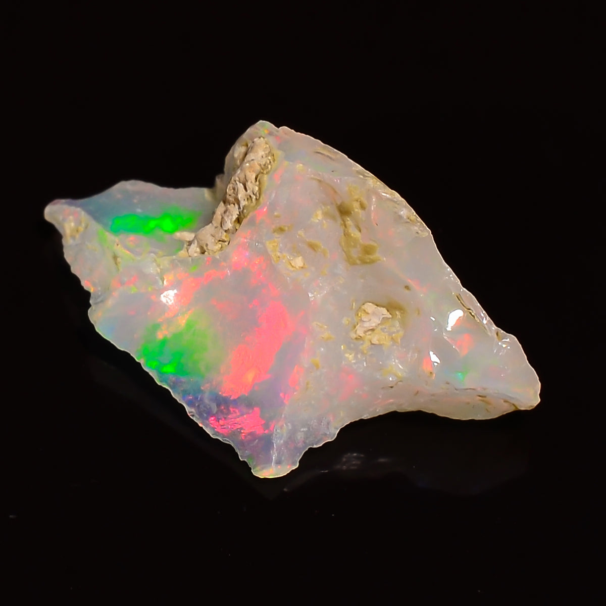 Fantastic Top Grade Quality 100% Natural Welo Fire Ethiopian Opal Fancy Rough Loose Gemstone For Making Jewelry 16X9X5 MM 02.00 Cts. KR28-36 Sunkarton