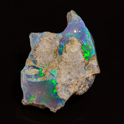 Immaculate Top Grade Quality 100% Natural Welo Fire Ethiopian Opal Rough Loose Gemstone For Making Jewelry 18X13X7 MM 06.00 Cts. KR28-38 Sunkarton