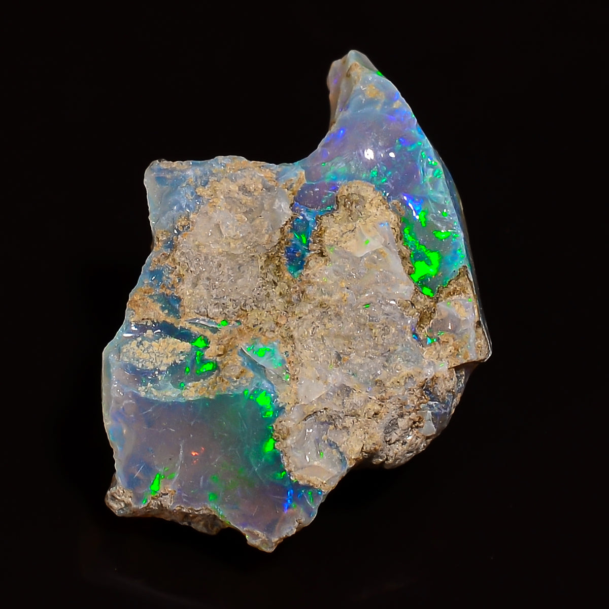 Immaculate Top Grade Quality 100% Natural Welo Fire Ethiopian Opal Rough Loose Gemstone For Making Jewelry 18X13X7 MM 06.00 Cts. KR28-38 Sunkarton