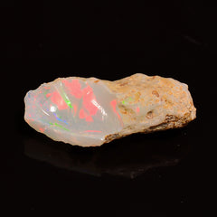Marvellous Top Grade Quality 100% Natural Welo Fire Ethiopian Opal Rough Loose Gemstone For Making Jewelry 19X8X6 MM 04.00 Cts. KR28-40 Sunkarton
