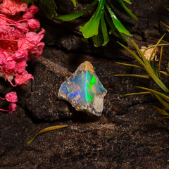 Outstanding Top Grade Quality 100% Natural Welo Fire Ethiopian Opal Rough Loose Gemstone For Making Jewelry 12X9X8 MM 03.50 Cts. KR28-42 Sunkarton