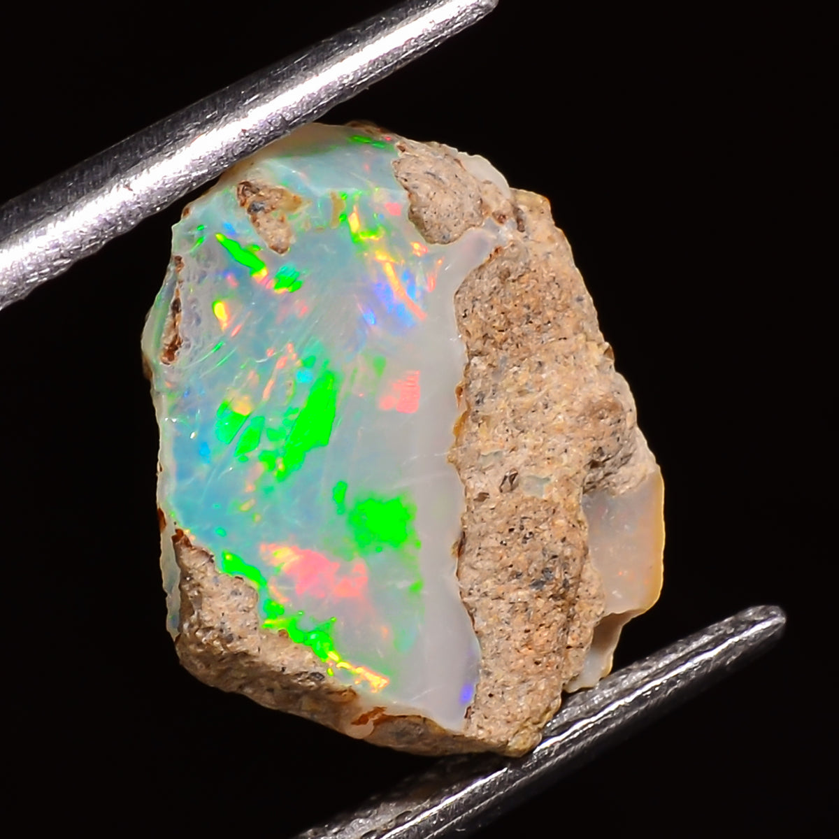 Splendid Top Grade Quality 100% Natural Welo Fire Ethiopian Opal Fancy Rough Loose Gemstone For Making Jewelry 12X10X3 MM 02.50 Cts. KR28-43 Sunkarton