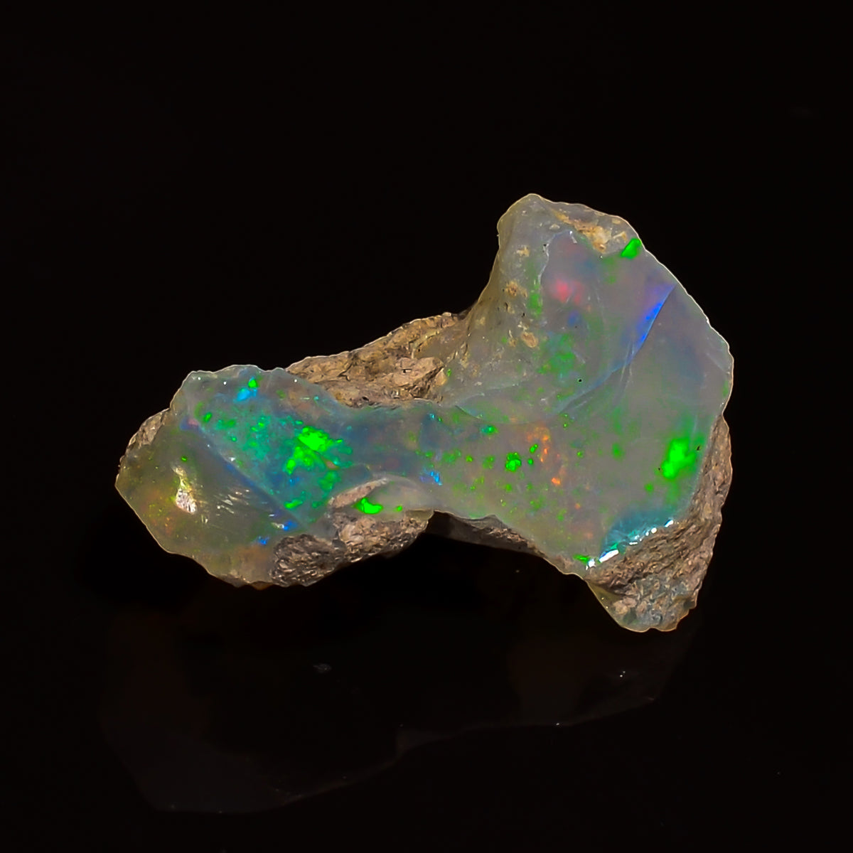 Superb Top Grade Quality 100% Natural Welo Fire Ethiopian Opal Fancy Rough Loose Gemstone For Making Jewelry 17X12X8 MM 05.00 Cts. KR28-44 Sunkarton