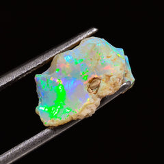 Stunning Top Grade Quality 100% Natural Welo Fire Ethiopian Opal Fancy Rough Loose Gemstone For Making Jewelry 14X11X8 MM 03.00 Cts. KR28-45 Sunkarton
