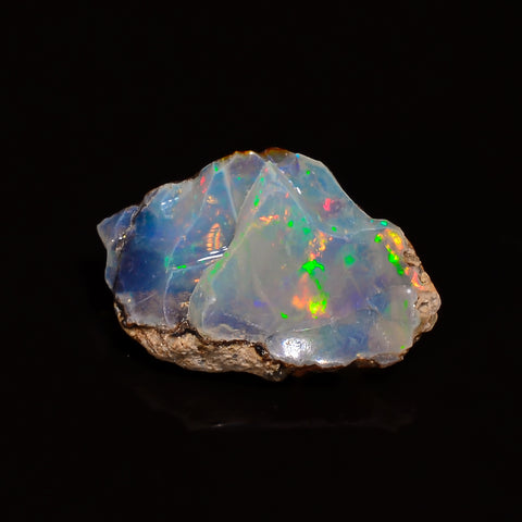 Supreme Top Grade Quality 100% Natural Welo Fire Ethiopian Opal Fancy Rough Loose Gemstone For Making Jewelry 16X10X7 MM 04.00 Cts. KR28-46 Sunkarton