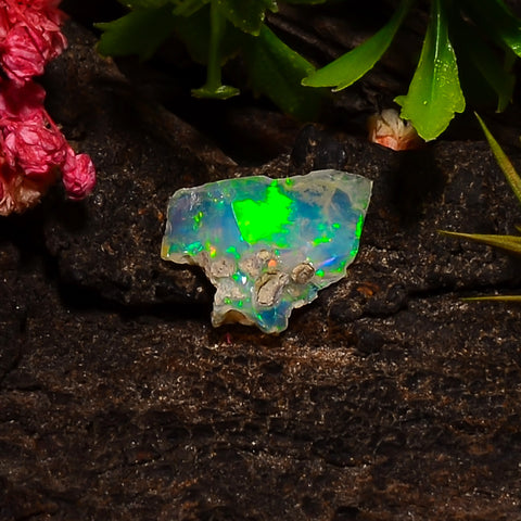 Tempting Top Grade Quality 100% Natural Welo Fire Ethiopian Opal Fancy Rough Loose Gemstone For Making Jewelry 14X10X4 MM 02.00 Cts. KR28-47 Sunkarton