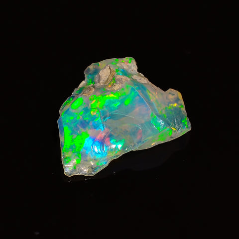 Tempting Top Grade Quality 100% Natural Welo Fire Ethiopian Opal Fancy Rough Loose Gemstone For Making Jewelry 14X10X4 MM 02.00 Cts. KR28-47 Sunkarton