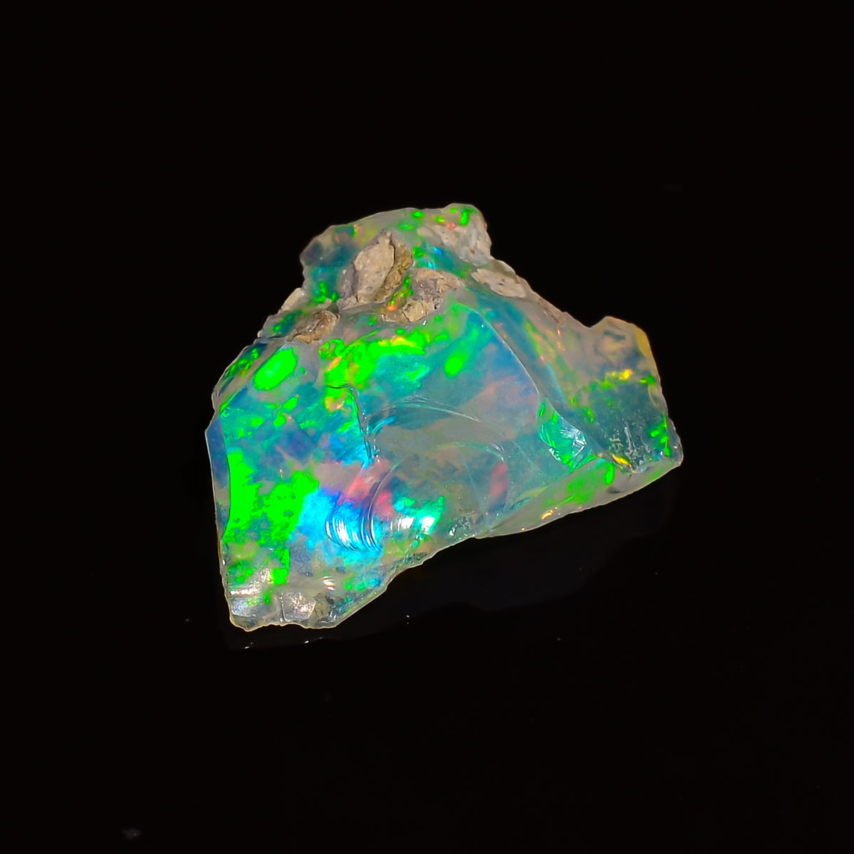 Tempting Top Grade Quality 100% Natural Welo Fire Ethiopian Opal Fancy Rough Loose Gemstone For Making Jewelry 14X10X4 MM 02.00 Cts. KR28-47 Sunkarton