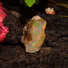 Terrific Top Grade Quality 100% Natural Welo Fire Ethiopian Opal Fancy Rough Loose Gemstone For Making Jewelry 14X9X6 MM 03.50 Cts. KR28-48 Sunkarton