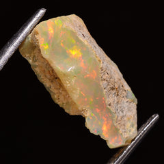 Beautiful Top Grade Quality 100% Natural Welo Fire Ethiopian Opal Fancy Rough Loose Gemstone For Making Jewelry 18X9X8 MM 05.00 Cts. KR28-4 Sunkarton