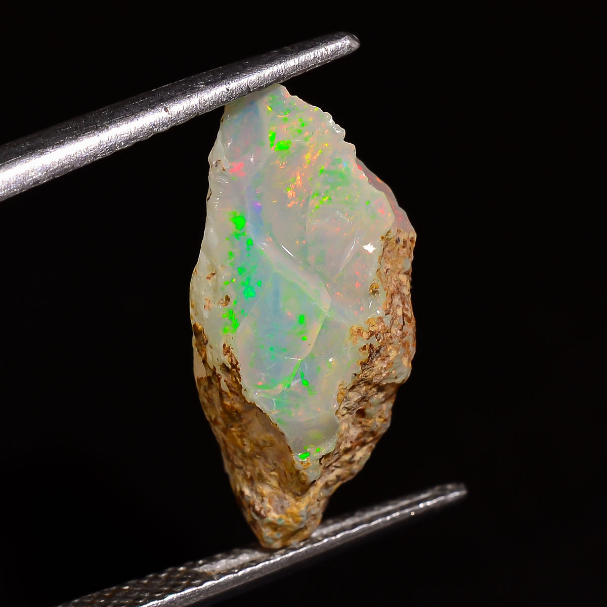 Amazing Top Grade Quality 100% Natural Welo Fire Ethiopian Opal Fancy Rough Loose Gemstone For Making Jewelry 18X10X7 MM 05.00 Cts. KR28-51 Sunkarton