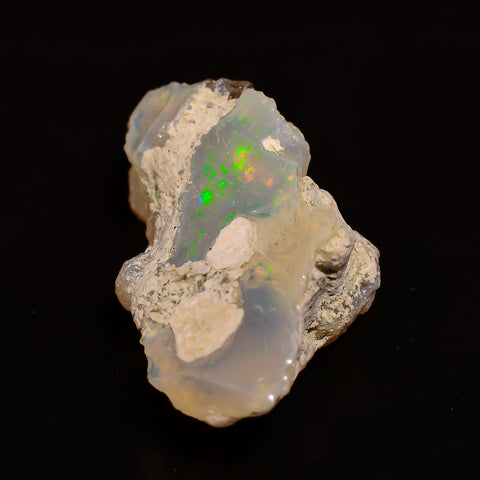 Awesome Top Grade Quality 100% Natural Welo Fire Ethiopian Opal Fancy Rough Loose Gemstone For Making Jewelry 20X11X7 MM 07.00 Cts. KR28-53 Sunkarton