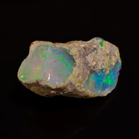 Beautiful Top Grade Quality 100% Natural Welo Fire Ethiopian Opal Rough Loose Gemstone For Making Jewelry 21X13X9 MM 09.50 Cts. KR28-54 Sunkarton