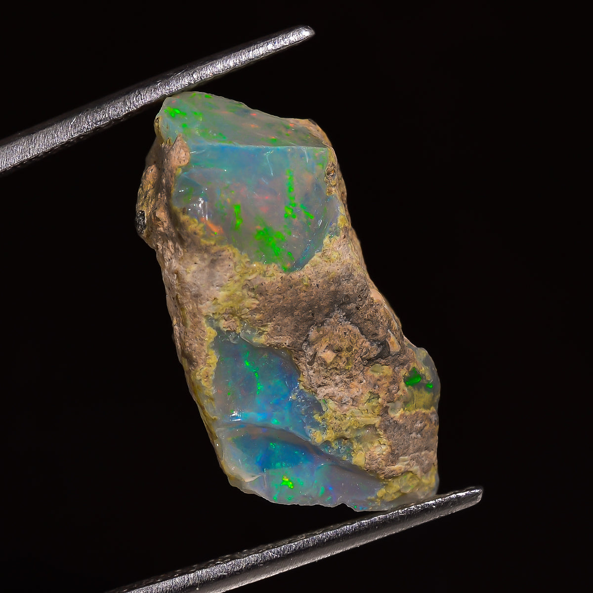 Beautiful Top Grade Quality 100% Natural Welo Fire Ethiopian Opal Rough Loose Gemstone For Making Jewelry 21X13X9 MM 09.50 Cts. KR28-54 Sunkarton