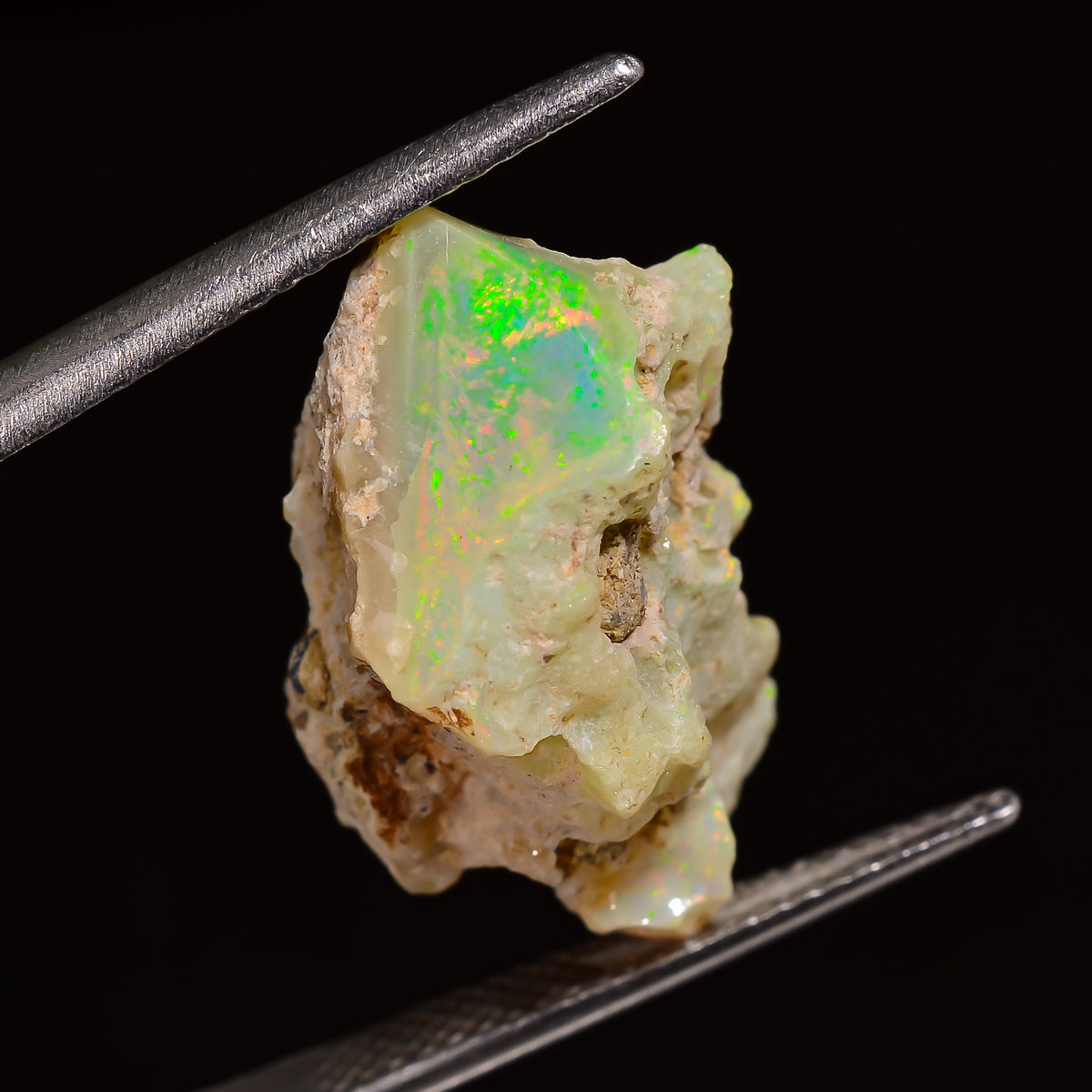 Classic Top Grade Quality 100% Natural Welo Fire Ethiopian Opal Fancy Rough Loose Gemstone For Making Jewelry 20X13X11 MM 11.50 Cts. KR28-55 Sunkarton