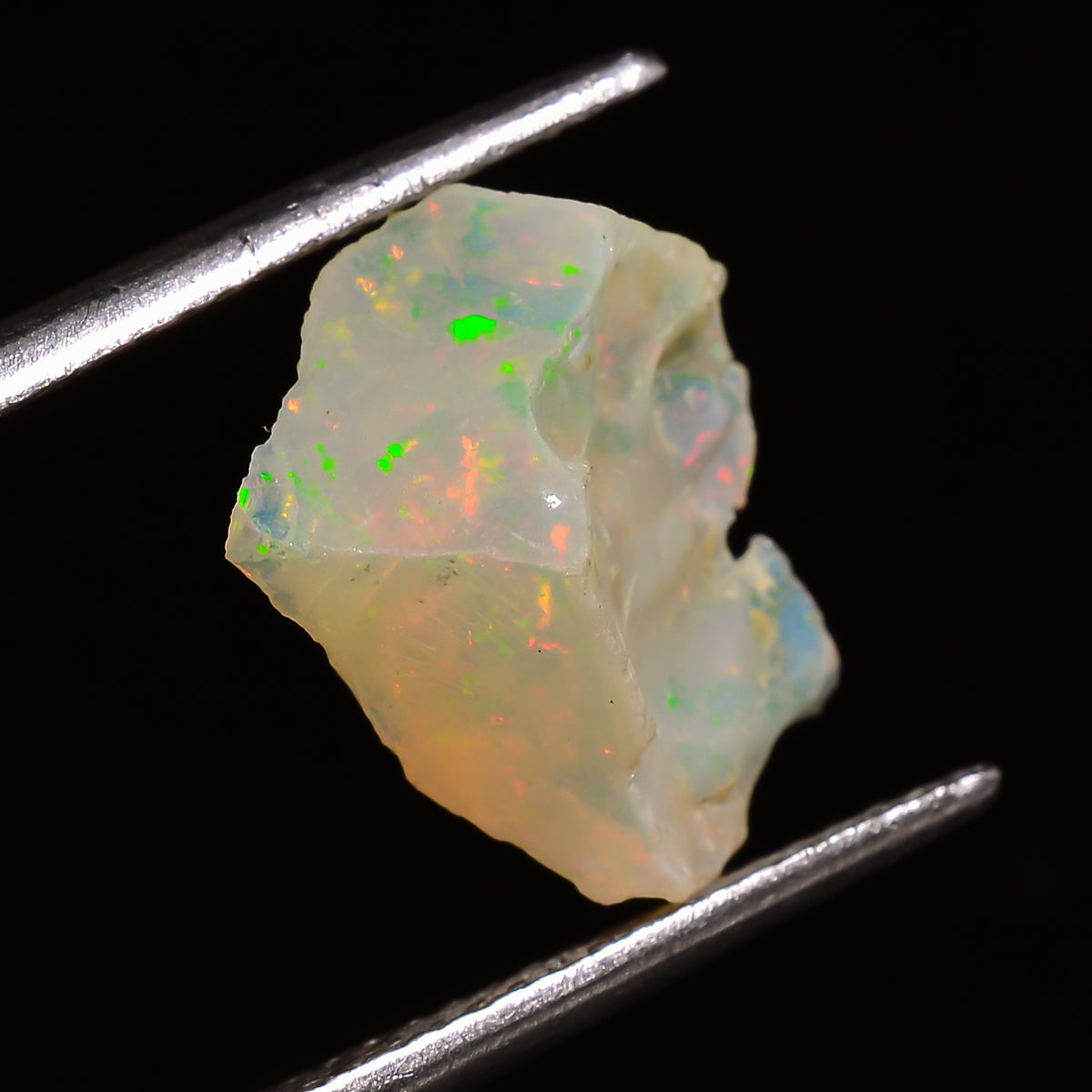 Excellent Top Grade Quality 100% Natural Welo Fire Ethiopian Opal Rough Loose Gemstone For Making Jewelry 12X10X6 MM 03.00 Cts. KR28-57 Sunkarton