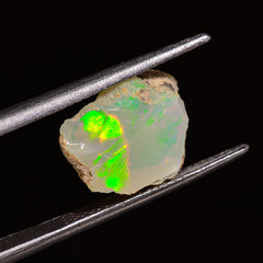 Exclusive Top Grade Quality 100% Natural Welo Fire Ethiopian Opal Rough Loose Gemstone For Making Jewelry 13X10X7 MM 04.00 Cts. KR28-58 Sunkarton