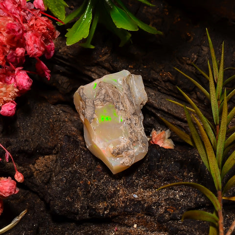 Elegant Top Grade Quality 100% Natural Welo Fire Ethiopian Opal Fancy Rough Loose Gemstone For Making Jewelry 16X13X10 MM 07.00 Cts. KR28-59 Sunkarton