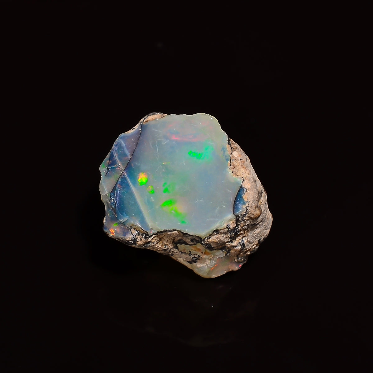 Fabulous Top Grade Quality 100% Natural Welo Fire Ethiopian Opal Fancy Rough Loose Gemstone For Making Jewelry 10X9X7 MM 03.50 Cts. KR28-60 Sunkarton