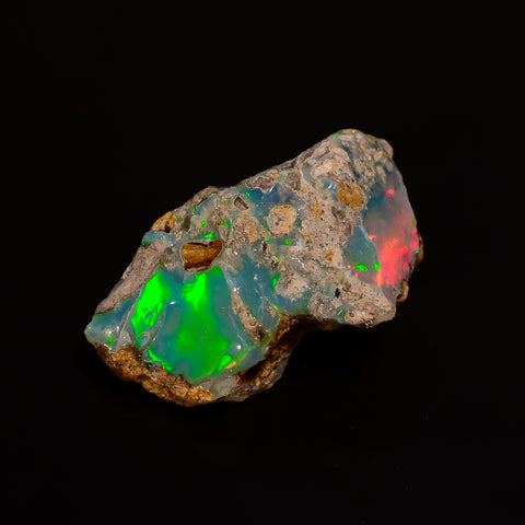 Fantastic Top Grade Quality 100% Natural Welo Fire Ethiopian Opal Fancy Rough Loose Gemstone For Making Jewelry 14X9X7 MM 03.50 Cts. KR28-61 Sunkarton