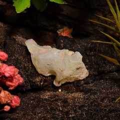 Immaculate Top Grade Quality 100% Natural Welo Fire Ethiopian Opal Rough Loose Gemstone For Making Jewelry 17X10X5 MM 03.00 Cts. KR28-63 Sunkarton