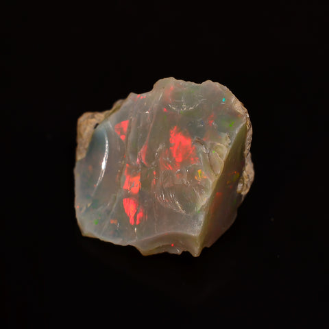 Marvellous Top Grade Quality 100% Natural Welo Fire Ethiopian Opal Rough Loose Gemstone For Making Jewelry 10X9X5 MM 02.00 Cts. KR28-65 Sunkarton