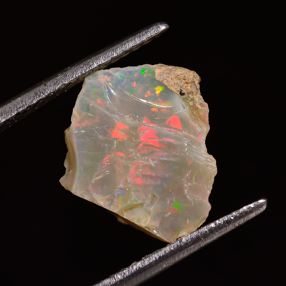 Marvellous Top Grade Quality 100% Natural Welo Fire Ethiopian Opal Rough Loose Gemstone For Making Jewelry 10X9X5 MM 02.00 Cts. KR28-65 Sunkarton