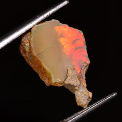 Outstanding Top Grade Quality 100% Natural Welo Fire Ethiopian Opal Rough Loose Gemstone For Making Jewelry 18X11X8 MM 05.00 Cts. KR28-67 Sunkarton