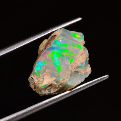 Splendid Top Grade Quality 100% Natural Welo Fire Ethiopian Opal Fancy Rough Loose Gemstone For Making Jewelry 15X11X6 MM 05.00 Cts. KR28-68 Sunkarton