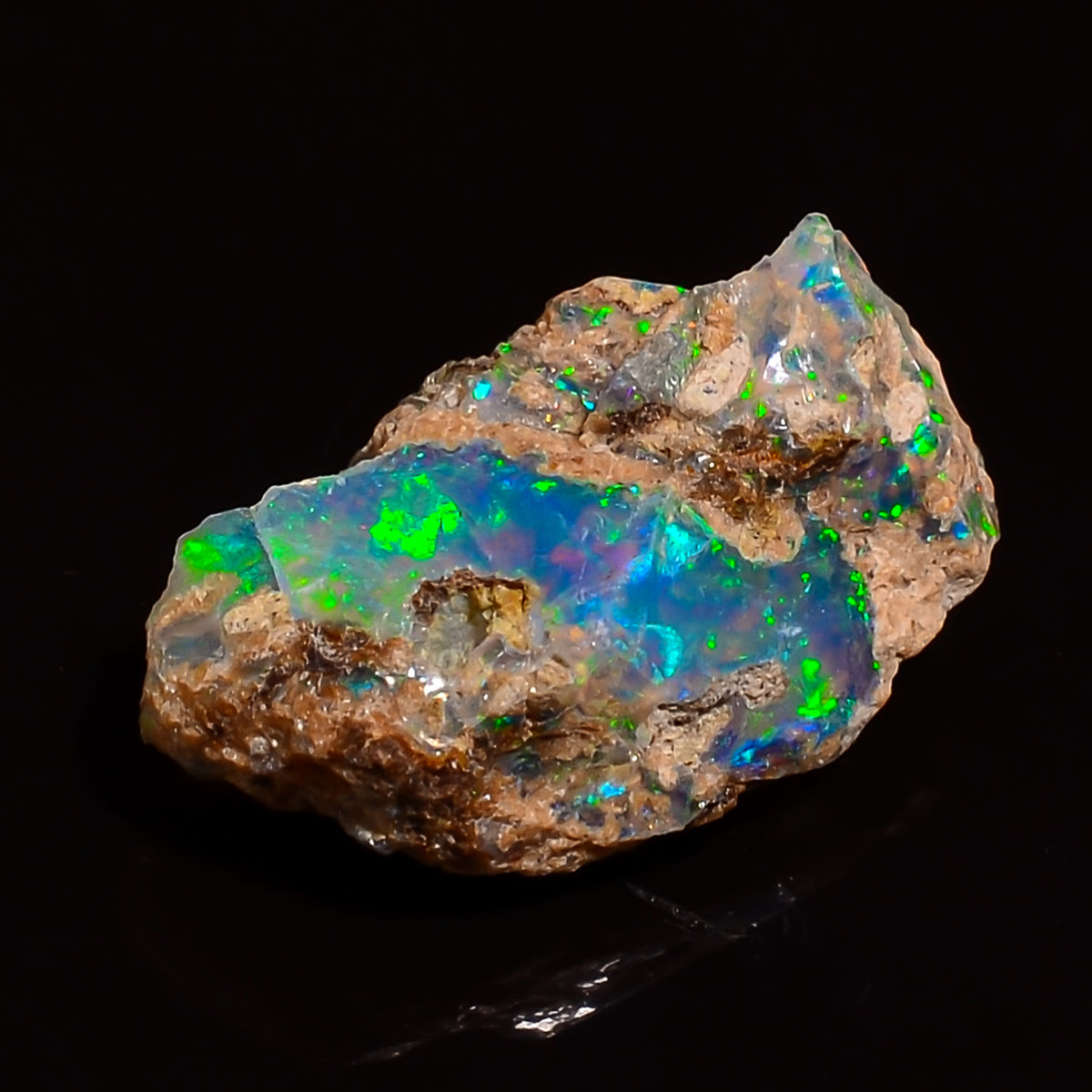 Dazzling Top Grade Quality 100% Natural Welo Fire Ethiopian Opal Fancy Rough Loose Gemstone For Making Jewelry 16X9X6 MM 04.50 Cts. KR28-6 Sunkarton